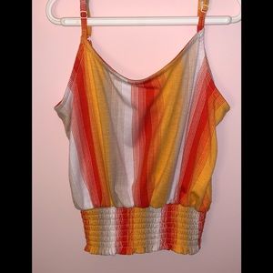 spaghetti strap crop top